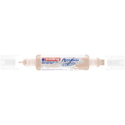 Akril marker 2-3mm, és 5-10mm, 3D kétvégű Edding 5400 bézs Akril marker 2-3mm, és 5-10mm, 3D kétvégű Edding 5400 bézs