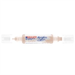 Akril marker 2-3mm, és 5-10mm, 3D kétvégű Edding 5400 bézs Író- irodaszer, papíráru EDDING