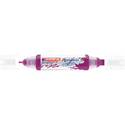 Akril marker 2-3mm, és 5-10mm, 3D kétvégű Edding 5400 lila Akril marker 2-3mm, és 5-10mm, 3D kétvégű Edding 5400 lila
