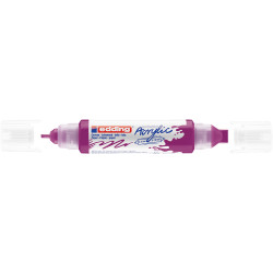 Akril marker 2-3mm, és 5-10mm, 3D kétvégű Edding 5400 lila Író- irodaszer, papíráru EDDING