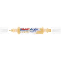 Akril marker 2-3mm, és 5-10mm, 3D kétvégű Edding 5400 pasztell citromsárga Író- irodaszer, papíráru EDDING