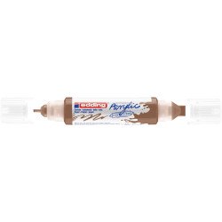 Akril marker 2-3mm, és 5-10mm, 3D kétvégű Edding 5400 mogyoró Író- irodaszer, papíráru EDDING