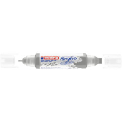 Akril marker 2-3mm, és 5-10mm, 3D kétvégű Edding 5400 ezüst Író- irodaszer, papíráru EDDING