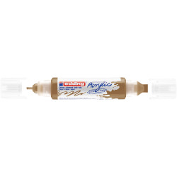 Akril marker 2-3mm, és 5-10mm, 3D kétvégű Edding 5400 arany Író- irodaszer, papíráru EDDING