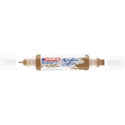 Akril marker 2-3mm, és 5-10mm, 3D kétvégű Edding 5400 arany Író- irodaszer, papíráru EDDING