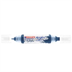 Akril marker 2-3mm, és 5-10mm, 3D kétvégű Edding 5400 éjkék Író- irodaszer, papíráru EDDING