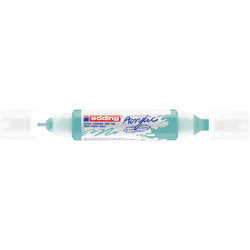 Akril marker 2-3mm, és 5-10mm, 3D kétvégű Edding 5400 türkiz Író- irodaszer, papíráru EDDING