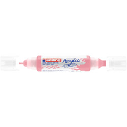 Akril marker 2-3mm, és 5-10mm, 3D kétvégű Edding 5400 mályva Író- irodaszer, papíráru EDDING