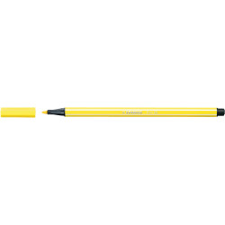 Rostirón, filctoll 1mm, M STABILO Pen 68 citromsárga Író- irodaszer, papíráru Stabilo