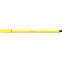 Rostirón, filctoll 1mm, M STABILO Pen 68 citromsárga Író- irodaszer, papíráru Stabilo