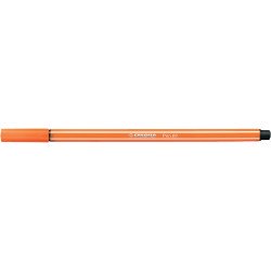 Rostirón, filctoll 1mm, M STABILO Pen 68 halvány narancssárga Író- irodaszer, papíráru Stabilo