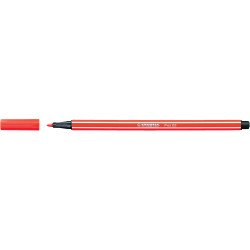Rostirón, filctoll 1mm, M STABILO Pen 68 piros Író- irodaszer, papíráru Stabilo