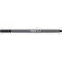 Rostirón, filctoll 1mm, M STABILO Pen 68 fekete