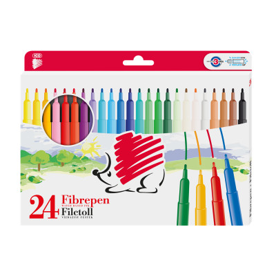 Rostirón, filctoll vízbázisú Süni Ico 300 24 klf.szín Rostirón, filctoll vízbázisú Süni Ico 300 24 klf.szín
