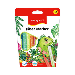 Rostirón, filctoll készlet 2 mm 12 db/bliszter Keyroad vegyes színek Író- irodaszer, papíráru Keyroad