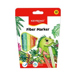 Rostirón, filctoll készlet 2 mm 12 db/bliszter Keyroad vegyes színek Író- irodaszer, papíráru Keyroad