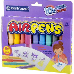 Filctoll fújós készlet Centropen AIRPENS 1500 pasztell 10 klf. szín Író- irodaszer, papíráru Centropen
