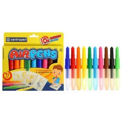 Filctoll fújós készlet Centropen AIRPENS 1500 Rainbow Colours 10 klf. szín Író- irodaszer, papíráru Centropen