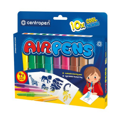 Filctoll fújós készlet Centropen AIRPENS 1500 Cool Set 10 klf. szín Író- irodaszer, papíráru Centropen