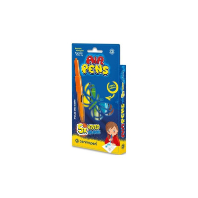 Filctoll fújós készlet Centropen AIRPENS 1500 Vivid 5 klf. szín Filctoll fújós készlet Centropen AIRPENS 1500 Vivid 5 klf. szín
