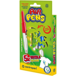 Filctoll fújós készlet Centropen AIRPENS 1539 Textile 5 klf. szín Író- irodaszer, papíráru Centropen
