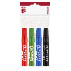 Flipchart marker vízbázisú 1-4mm, vágott Artip 12, 4 klf.szín Író- irodaszer, papíráru Ico
