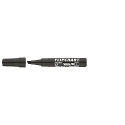 Flipchart marker vízbázisú 1-4mm, vágott Artip 12 fekete Író- irodaszer, papíráru Ico