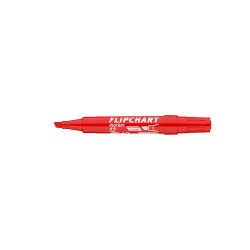 Flipchart marker vízbázisú 1-4mm, vágott Artip 12 piros Író- irodaszer, papíráru Ico