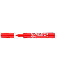 Flipchart marker vízbázisú 1-4mm, vágott Artip 12XXL piros Író- irodaszer, papíráru Ico
