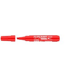 Flipchart marker vízbázisú 1-4mm, vágott Artip 12XXL piros Író- irodaszer, papíráru Ico