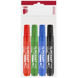 Flipchart marker vízbázisú 1-4mm, vágott Artip 12XXL, 4 klf.szín Író- irodaszer, papíráru Ico