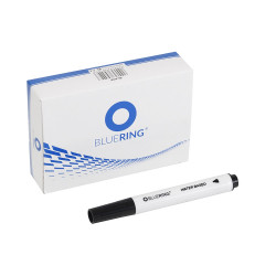 Flipchart marker rostirón vizes kerek végű 3mm, Bluering® fekete Író- irodaszer, papíráru Bluering