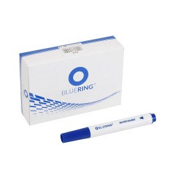 Flipchart marker rostirón vizes kerek végű 3mm, Bluering® kék Író- irodaszer, papíráru Bluering