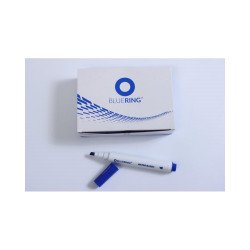 Flipchart marker rostirón vizes vágott végű 1-4mm, Bluering® kék Író- irodaszer, papíráru Bluering