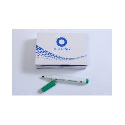 Flipchart marker rostirón vizes vágott végű 1-4mm, Bluering® zöld Író- irodaszer, papíráru Bluering
