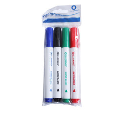 Flipchart marker készlet, rostirón vizes vágott végű 1-4mm, Bluering®, 4 klf. szín Író- irodaszer, papíráru Bluering