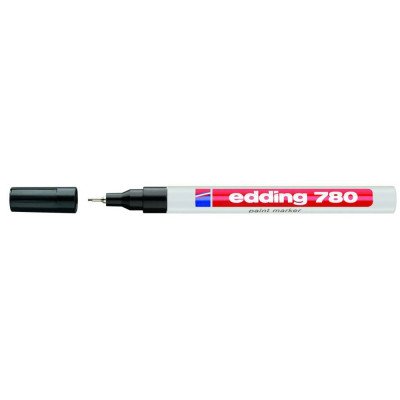 Lakkmarker 0,8mm, kerek Edding 780 fekete Lakkmarker 0,8mm, kerek Edding 780 fekete