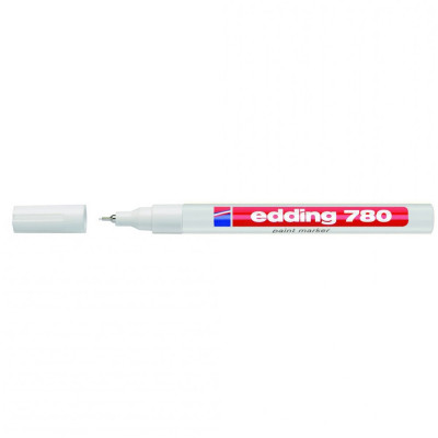 Lakkmarker 0,8mm, kerek Edding 780 fehér Lakkmarker 0,8mm, kerek Edding 780 fehér