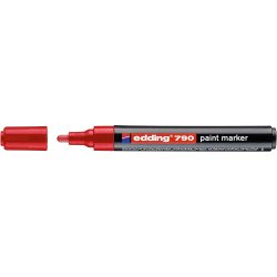 Lakkmarker 2-3mm, kerek Edding 790 piros Író- irodaszer, papíráru EDDING
