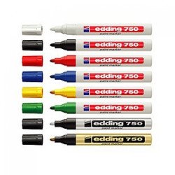 Lakkmarker 2-4mm, kerek Edding 750 zöld Író- irodaszer, papíráru EDDING