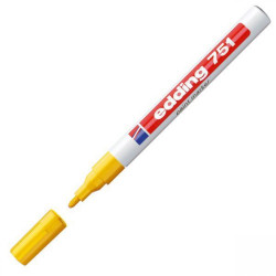 Lakkmarker 1-2mm, kerek Edding 751 sárga Író- irodaszer, papíráru EDDING