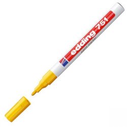 Lakkmarker 1-2mm, kerek Edding 751 sárga Író- irodaszer, papíráru EDDING