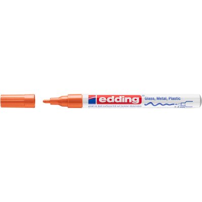 Lakkmarker 1-2mm, kerek Edding 751 narancs