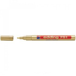 Lakkmarker 1-2mm, kerek Edding 751 arany Író- irodaszer, papíráru EDDING
