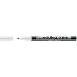 Lakkmarker 0,8mm, kerek Edding 792 fehér Író- irodaszer, papíráru EDDING