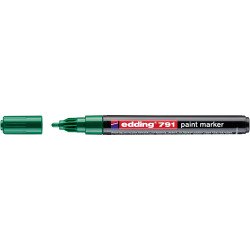 Lakkmarker 1-2mm, kerek Edding 791 zöld Író- irodaszer, papíráru EDDING