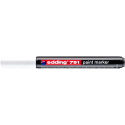 Lakkmarker 1-2mm, kerek Edding 791 fehér Író- irodaszer, papíráru EDDING