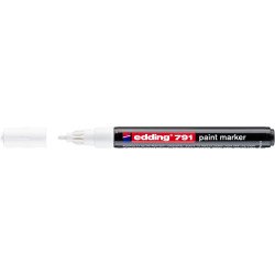 Lakkmarker 1-2mm, kerek Edding 791 fehér Író- irodaszer, papíráru EDDING
