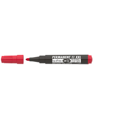 Alkoholos marker 3mm, kerek Ico 11XXL piros