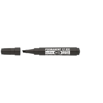 Alkoholos marker 1-4mm, vágott Ico 12XXL fekete Alkoholos marker 1-4mm, vágott Ico 12XXL fekete